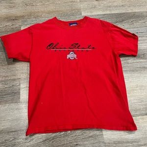 Vintage Ohio State Buckeyes Shirt Size Medium Red Varsity Classics